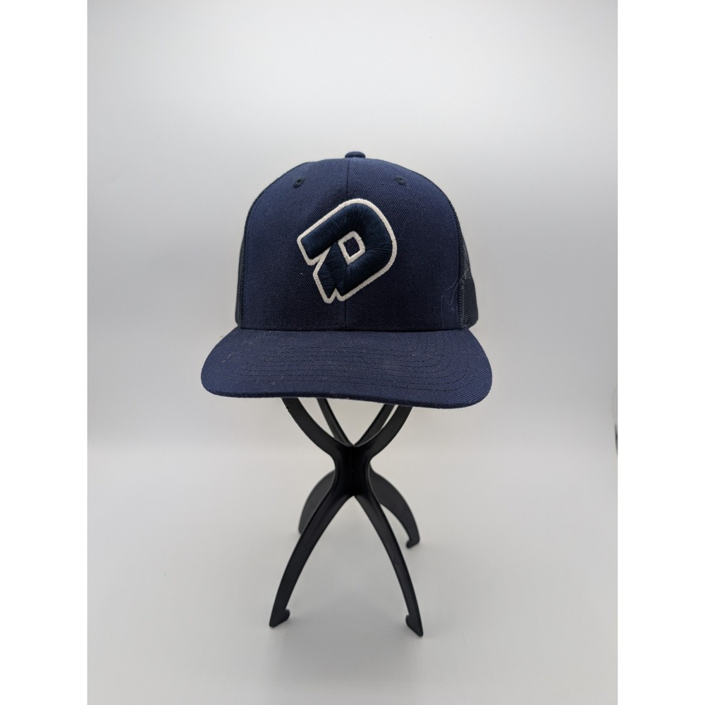 Demarini SnapBack Baseball Hat Blue Team Cap Mesh Trucker